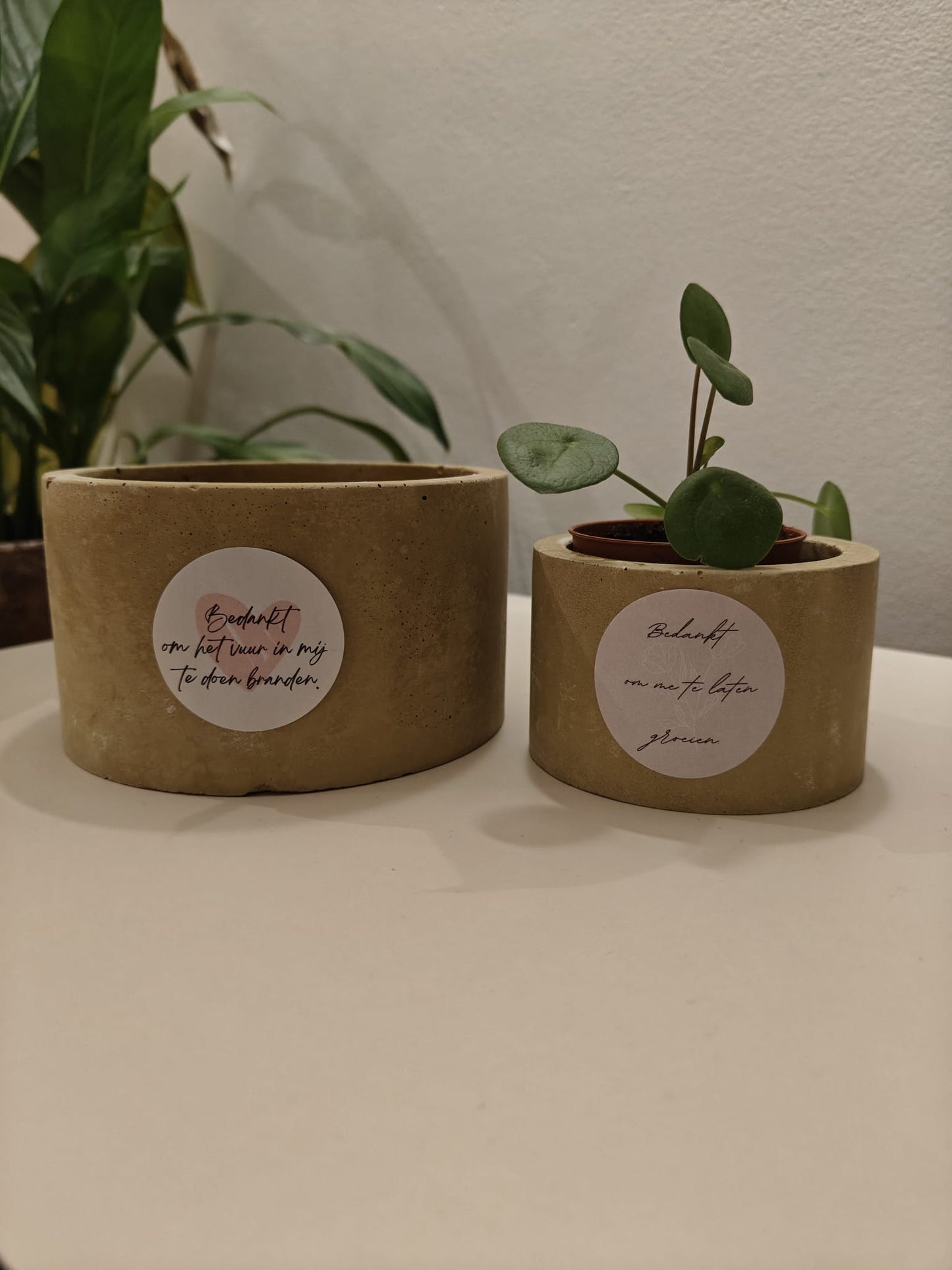 Cadeau juf/meester - kaars