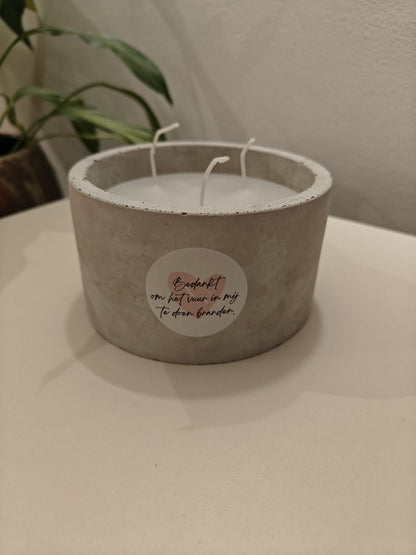 Cadeau juf/meester - kaars