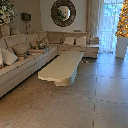 Salontafel - Betonlook - Zuiverwit - 60 x 110